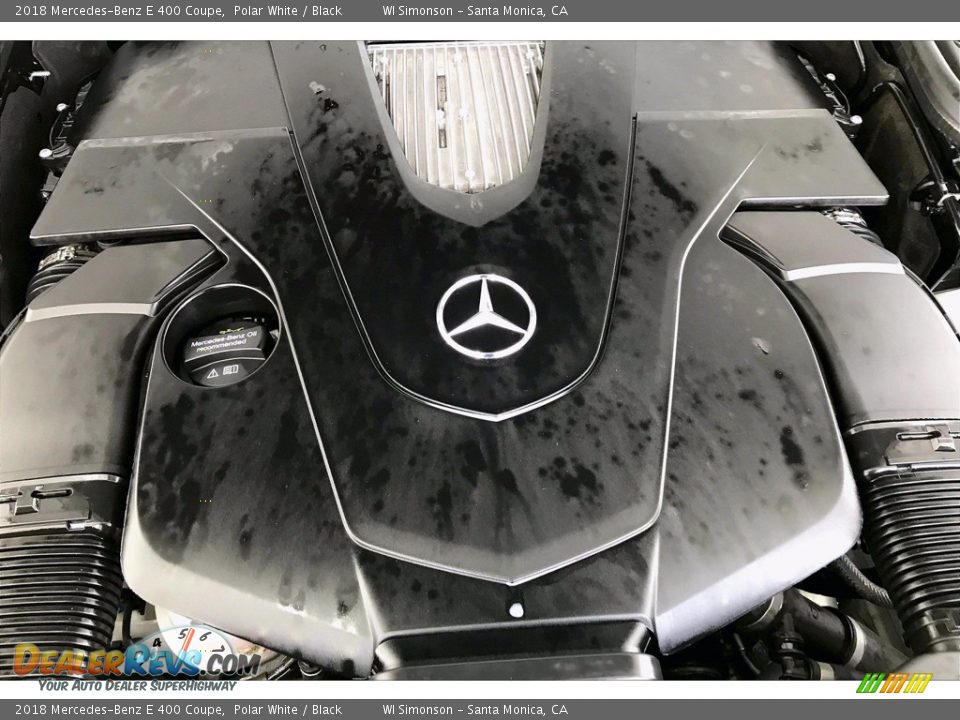 2018 Mercedes-Benz E 400 Coupe Polar White / Black Photo #32
