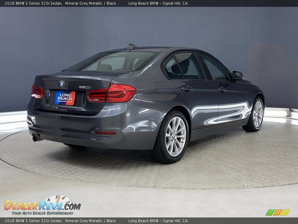 2018 BMW 3 Series 320i Sedan Mineral Grey Metallic / Black Photo #5