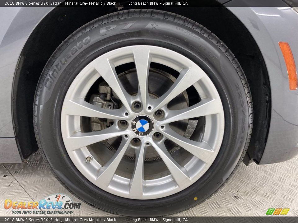 2018 BMW 3 Series 320i Sedan Mineral Grey Metallic / Black Photo #6