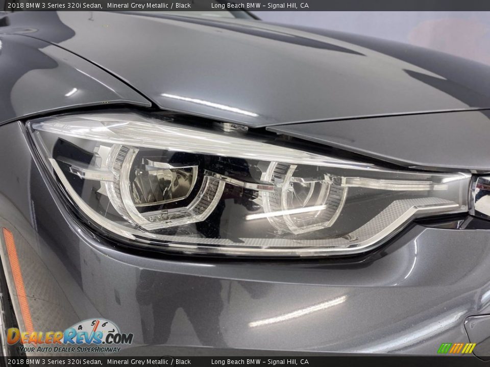 2018 BMW 3 Series 320i Sedan Mineral Grey Metallic / Black Photo #7