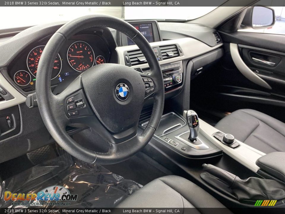 2018 BMW 3 Series 320i Sedan Mineral Grey Metallic / Black Photo #16