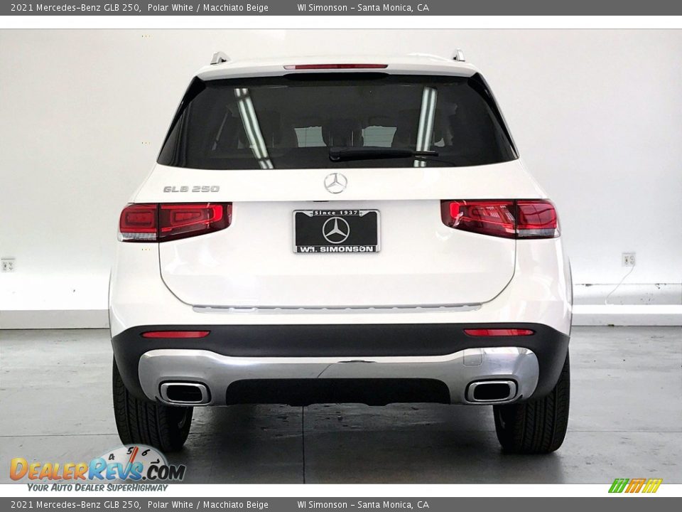 2021 Mercedes-Benz GLB 250 Polar White / Macchiato Beige Photo #3