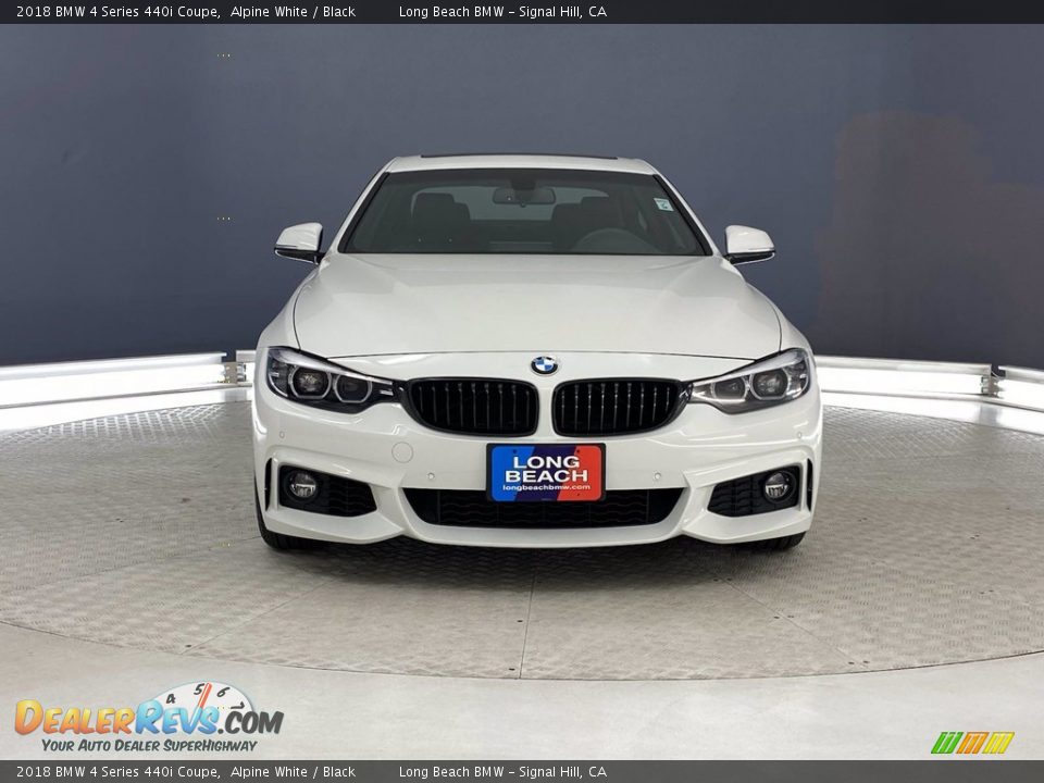 2018 BMW 4 Series 440i Coupe Alpine White / Black Photo #2