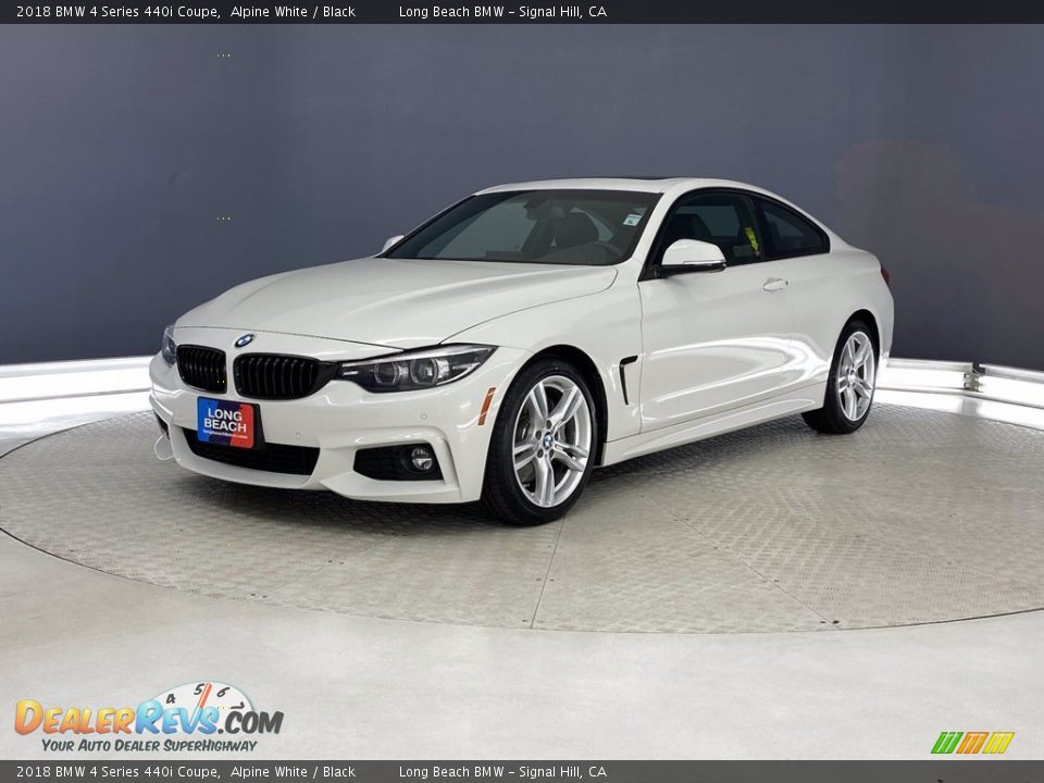 2018 BMW 4 Series 440i Coupe Alpine White / Black Photo #3