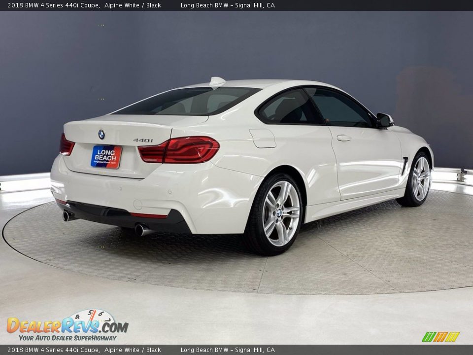 2018 BMW 4 Series 440i Coupe Alpine White / Black Photo #5