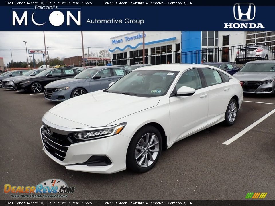 2021 Honda Accord LX Platinum White Pearl / Ivory Photo #1