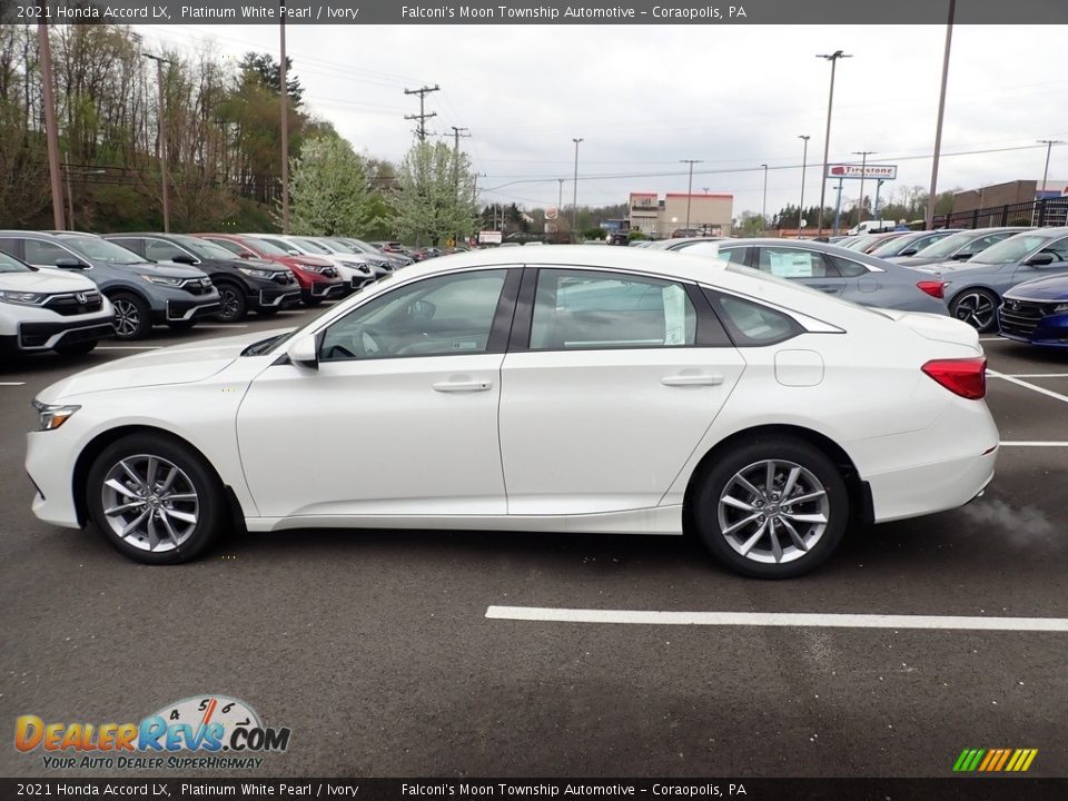 2021 Honda Accord LX Platinum White Pearl / Ivory Photo #2