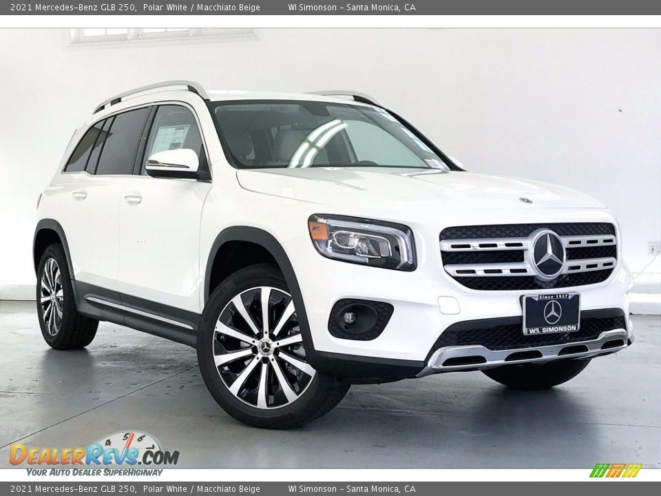 2021 Mercedes-Benz GLB 250 Polar White / Macchiato Beige Photo #12