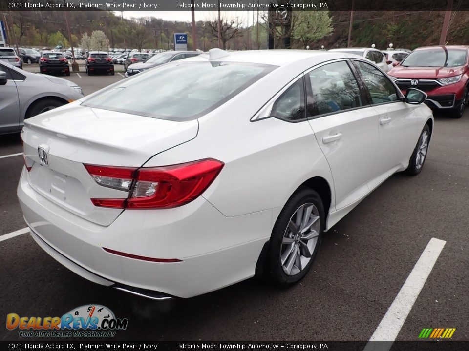 2021 Honda Accord LX Platinum White Pearl / Ivory Photo #5