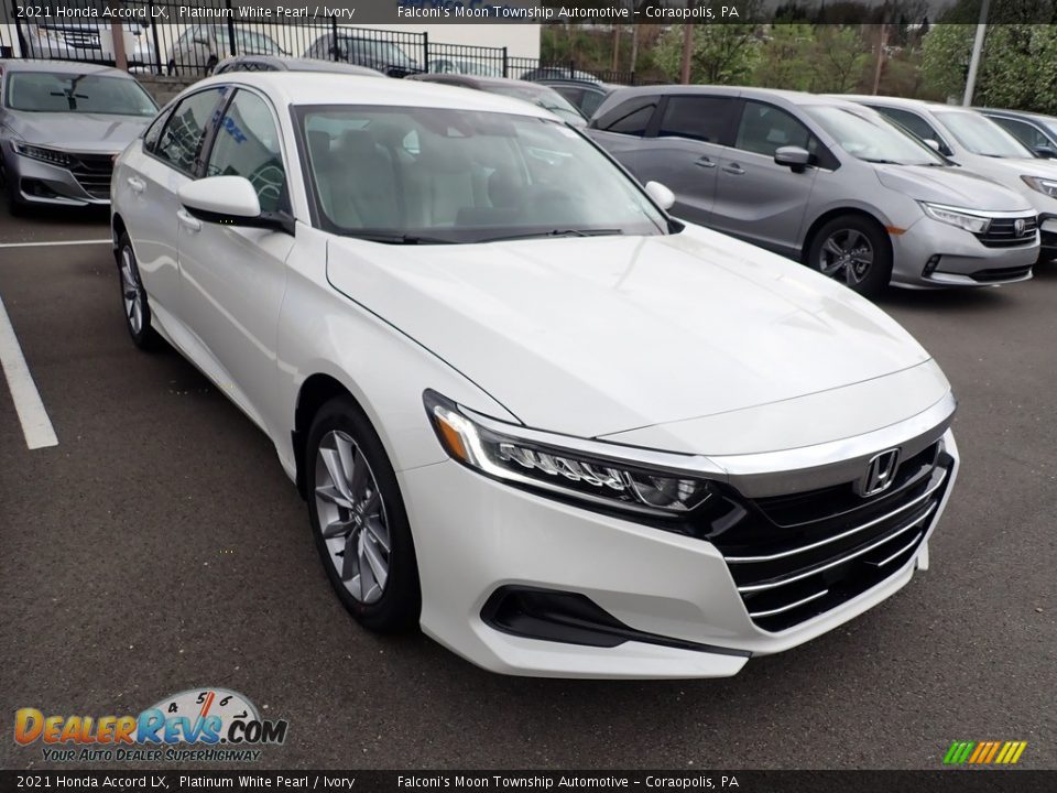 2021 Honda Accord LX Platinum White Pearl / Ivory Photo #6