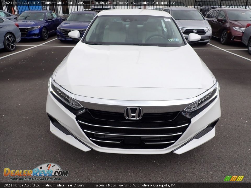 2021 Honda Accord LX Platinum White Pearl / Ivory Photo #7