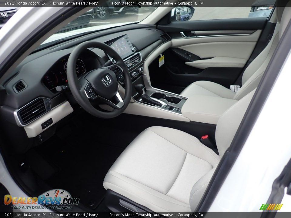 2021 Honda Accord LX Platinum White Pearl / Ivory Photo #9