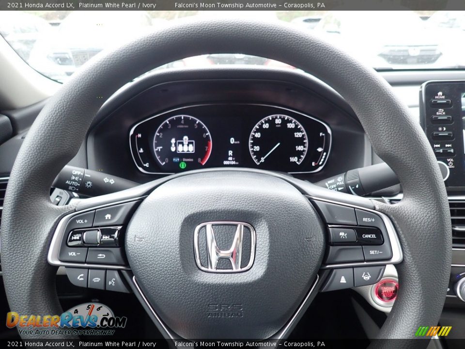 2021 Honda Accord LX Platinum White Pearl / Ivory Photo #15