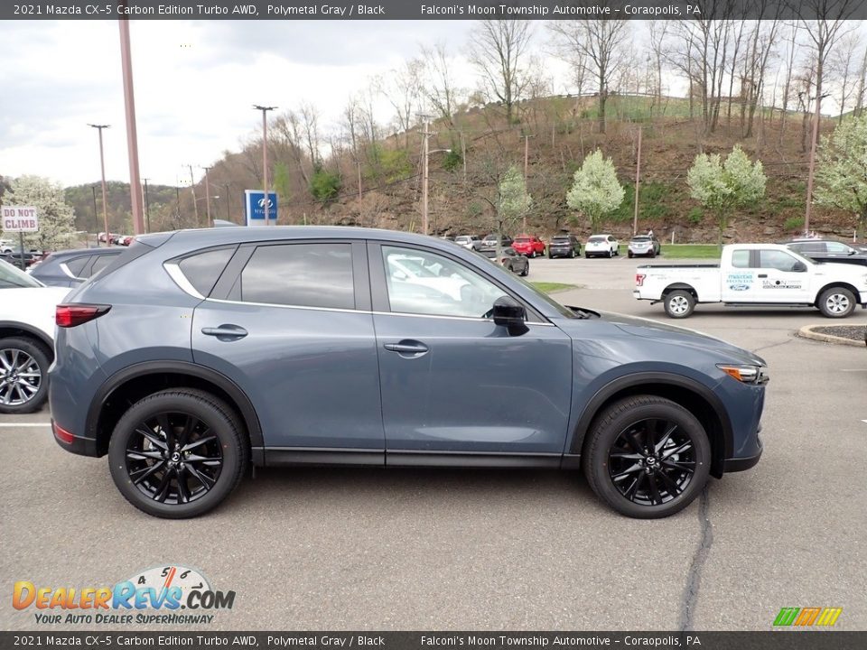 2021 Mazda CX-5 Carbon Edition Turbo AWD Polymetal Gray / Black Photo #1