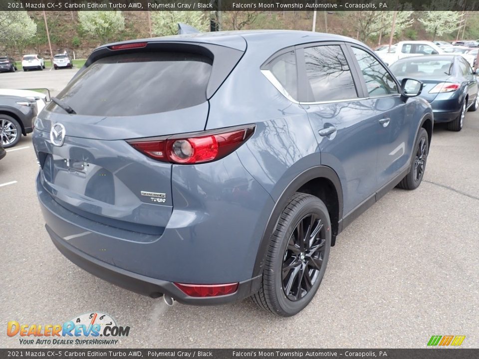 2021 Mazda CX-5 Carbon Edition Turbo AWD Polymetal Gray / Black Photo #2