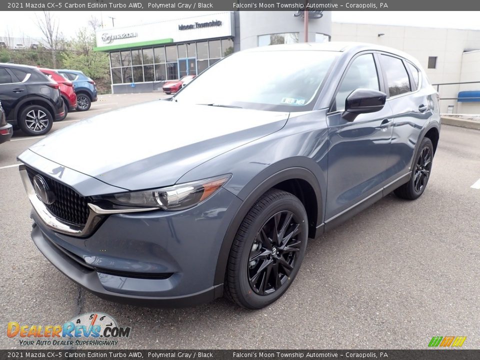 2021 Mazda CX-5 Carbon Edition Turbo AWD Polymetal Gray / Black Photo #5