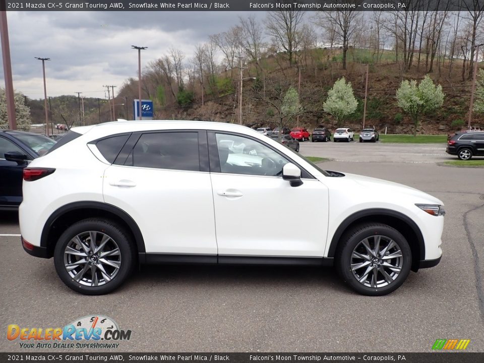 2021 Mazda CX-5 Grand Touring AWD Snowflake White Pearl Mica / Black Photo #1