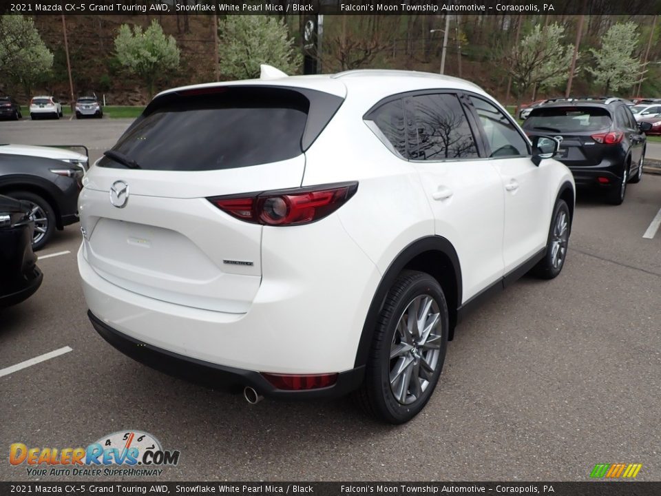 2021 Mazda CX-5 Grand Touring AWD Snowflake White Pearl Mica / Black Photo #2