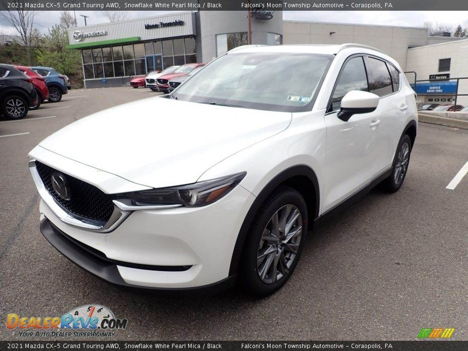 2021 Mazda CX-5 Grand Touring AWD Snowflake White Pearl Mica / Black Photo #5