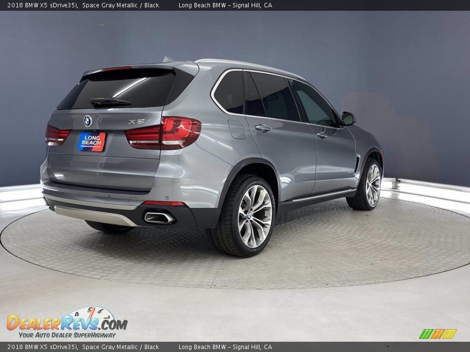 2018 BMW X5 sDrive35i Space Gray Metallic / Black Photo #5