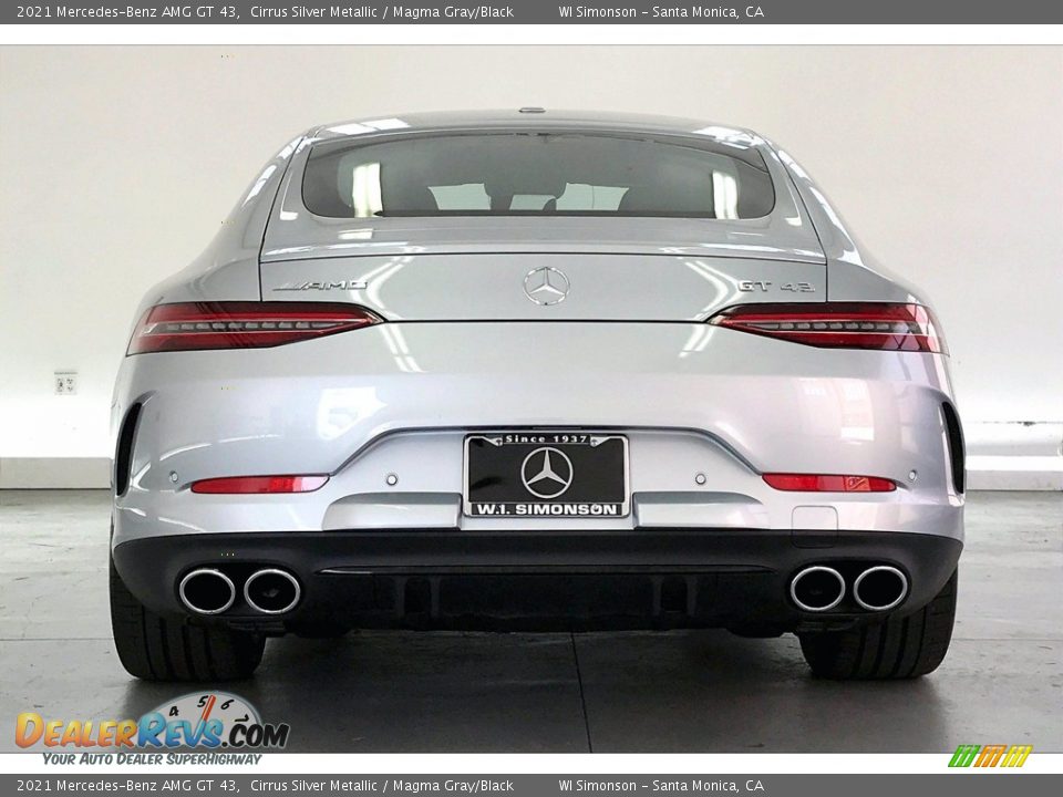 2021 Mercedes-Benz AMG GT 43 Cirrus Silver Metallic / Magma Gray/Black Photo #3