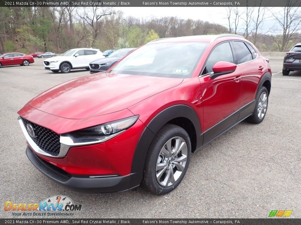 2021 Mazda CX-30 Premium AWD Soul Red Crystal Metallic / Black Photo #5