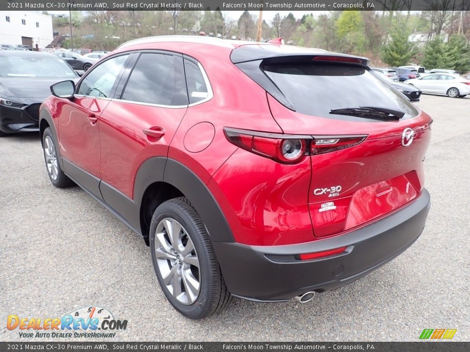 2021 Mazda CX-30 Premium AWD Soul Red Crystal Metallic / Black Photo #6