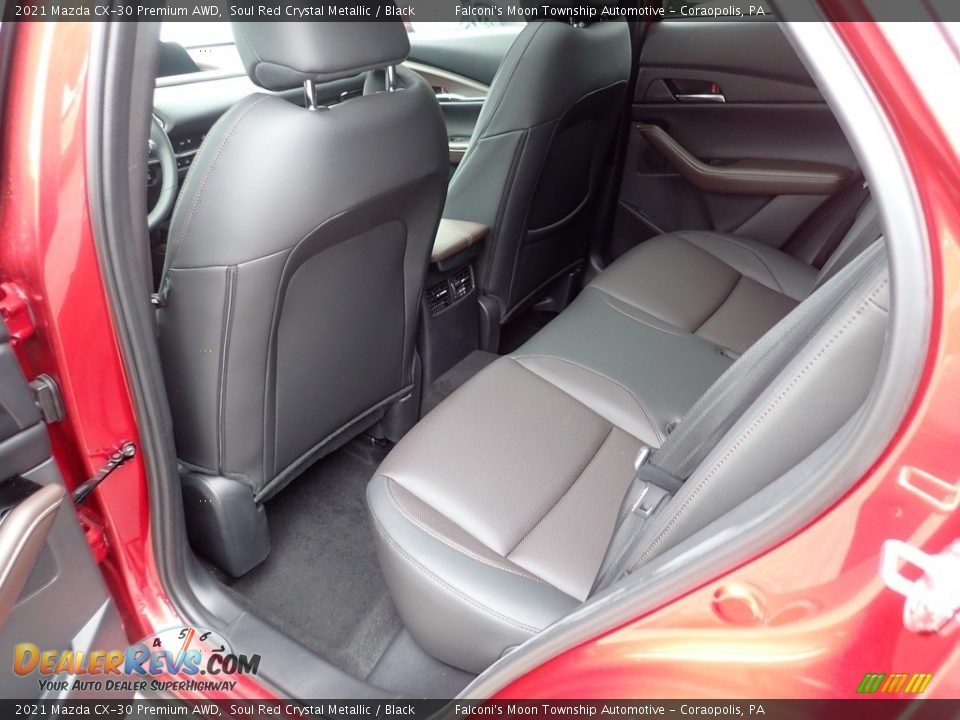 2021 Mazda CX-30 Premium AWD Soul Red Crystal Metallic / Black Photo #8