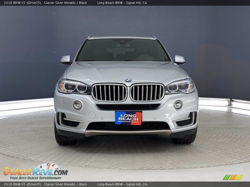2018 BMW X5 sDrive35i Glacier Silver Metallic / Black Photo #2