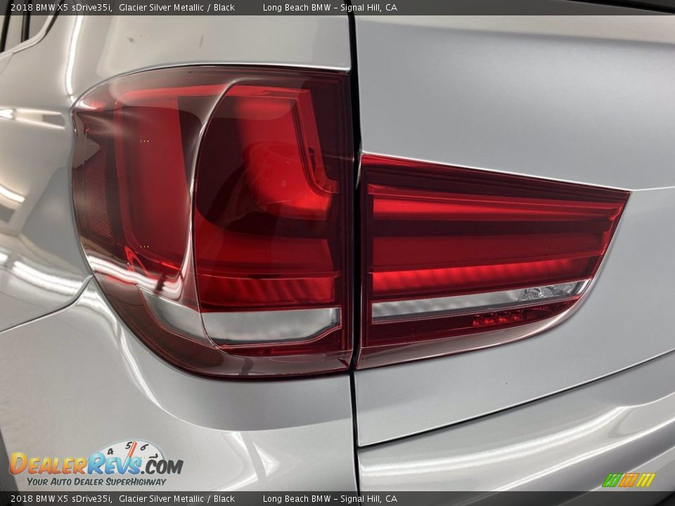 2018 BMW X5 sDrive35i Glacier Silver Metallic / Black Photo #9