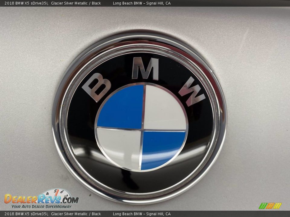 2018 BMW X5 sDrive35i Glacier Silver Metallic / Black Photo #10