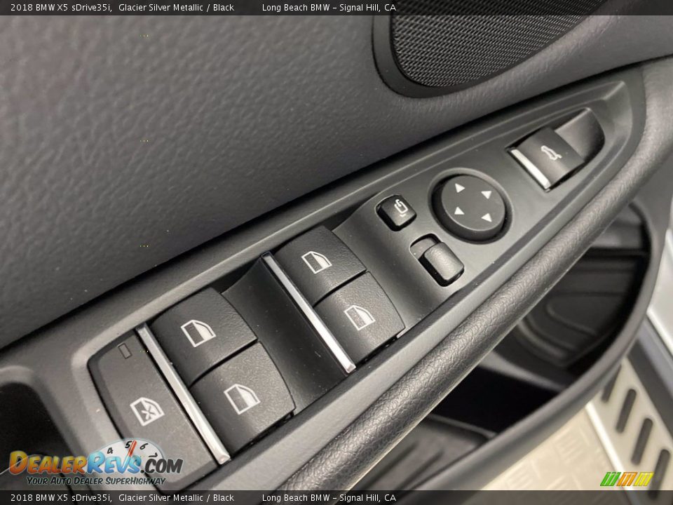 2018 BMW X5 sDrive35i Glacier Silver Metallic / Black Photo #14