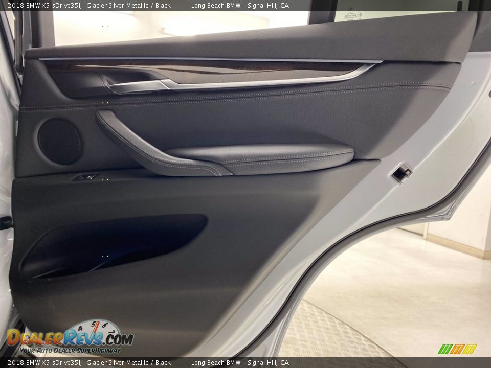 2018 BMW X5 sDrive35i Glacier Silver Metallic / Black Photo #35