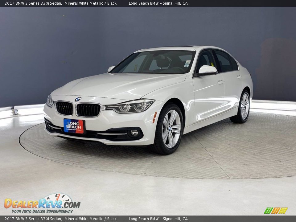 2017 BMW 3 Series 330i Sedan Mineral White Metallic / Black Photo #3