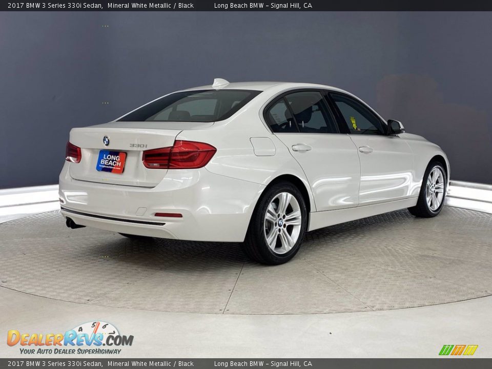 2017 BMW 3 Series 330i Sedan Mineral White Metallic / Black Photo #5