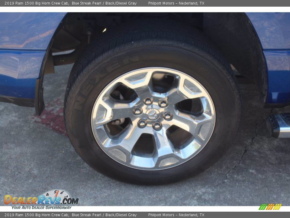 2019 Ram 1500 Big Horn Crew Cab Blue Streak Pearl / Black/Diesel Gray Photo #19