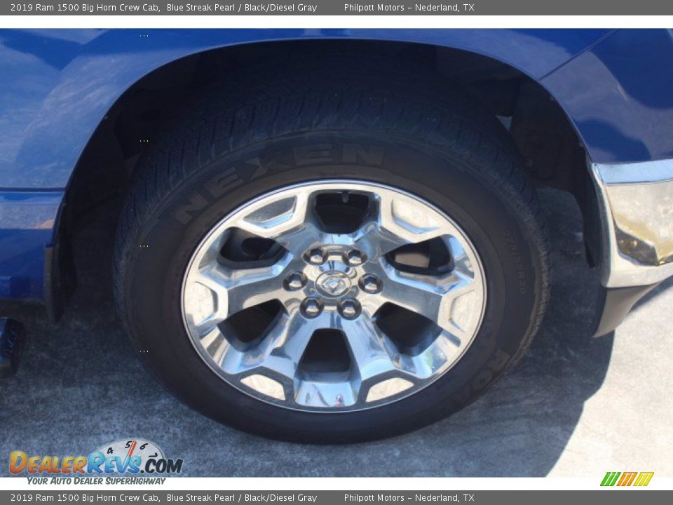 2019 Ram 1500 Big Horn Crew Cab Blue Streak Pearl / Black/Diesel Gray Photo #20