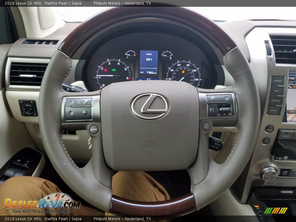 2019 Lexus GX 460 Starfire Pearl / Sepia Photo #15