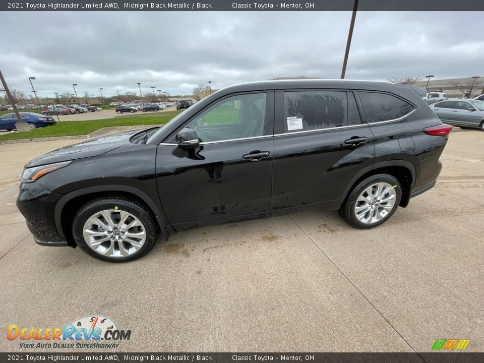 2021 Toyota Highlander Limited AWD Midnight Black Metallic / Black Photo #1