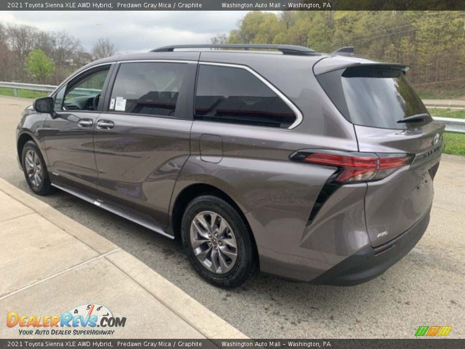 2021 Toyota Sienna XLE AWD Hybrid Predawn Gray Mica / Graphite Photo #2