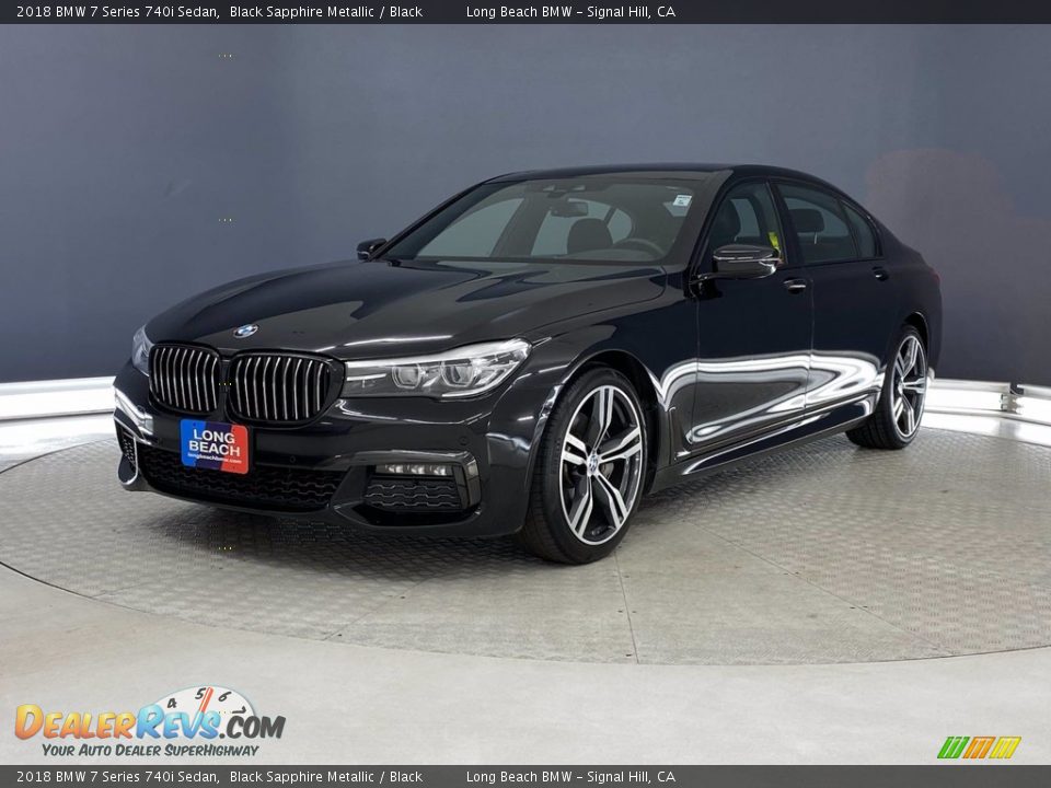 2018 BMW 7 Series 740i Sedan Black Sapphire Metallic / Black Photo #3