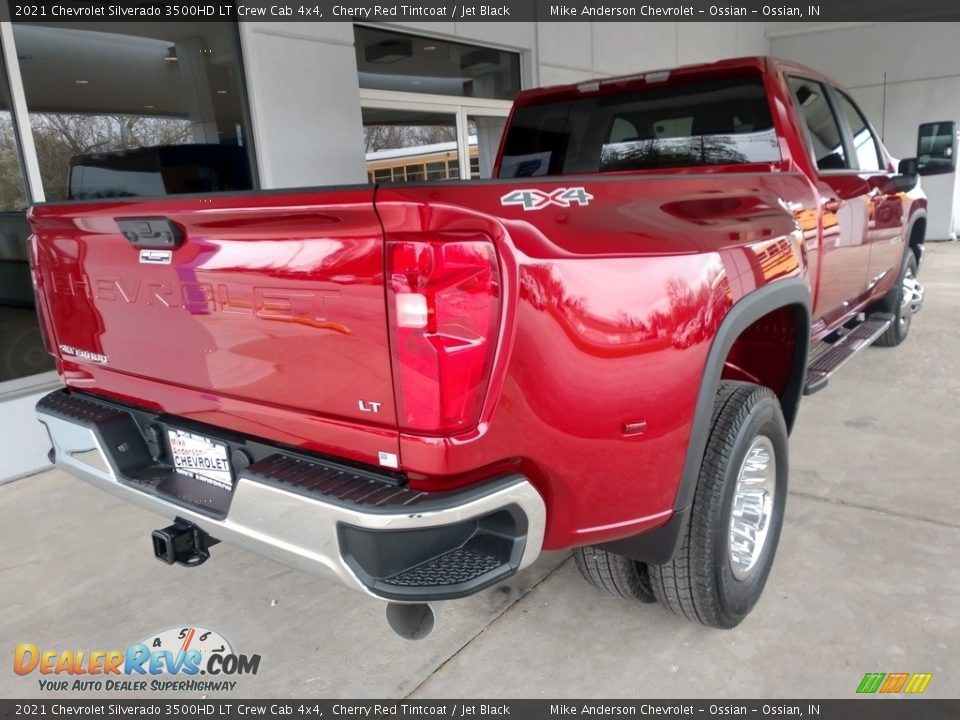 2021 Chevrolet Silverado 3500HD LT Crew Cab 4x4 Cherry Red Tintcoat / Jet Black Photo #4