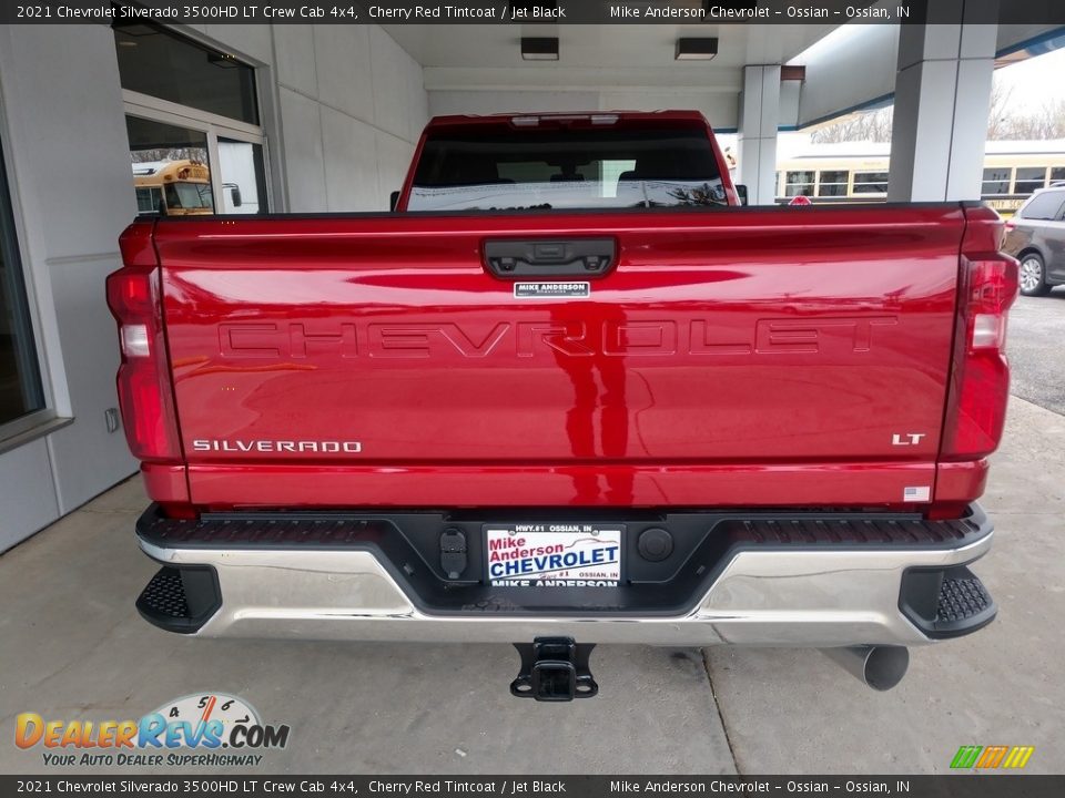 2021 Chevrolet Silverado 3500HD LT Crew Cab 4x4 Cherry Red Tintcoat / Jet Black Photo #5