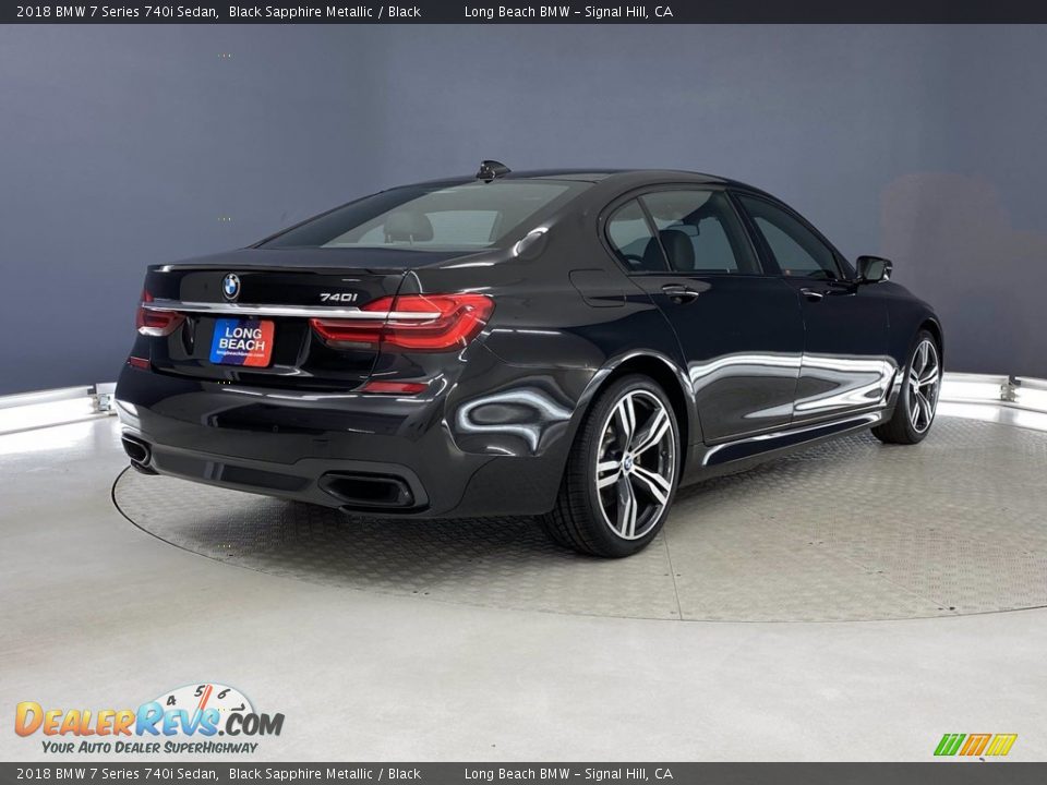 2018 BMW 7 Series 740i Sedan Black Sapphire Metallic / Black Photo #5