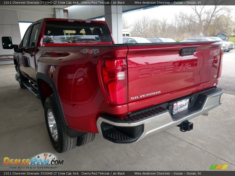 2021 Chevrolet Silverado 3500HD LT Crew Cab 4x4 Cherry Red Tintcoat / Jet Black Photo #7