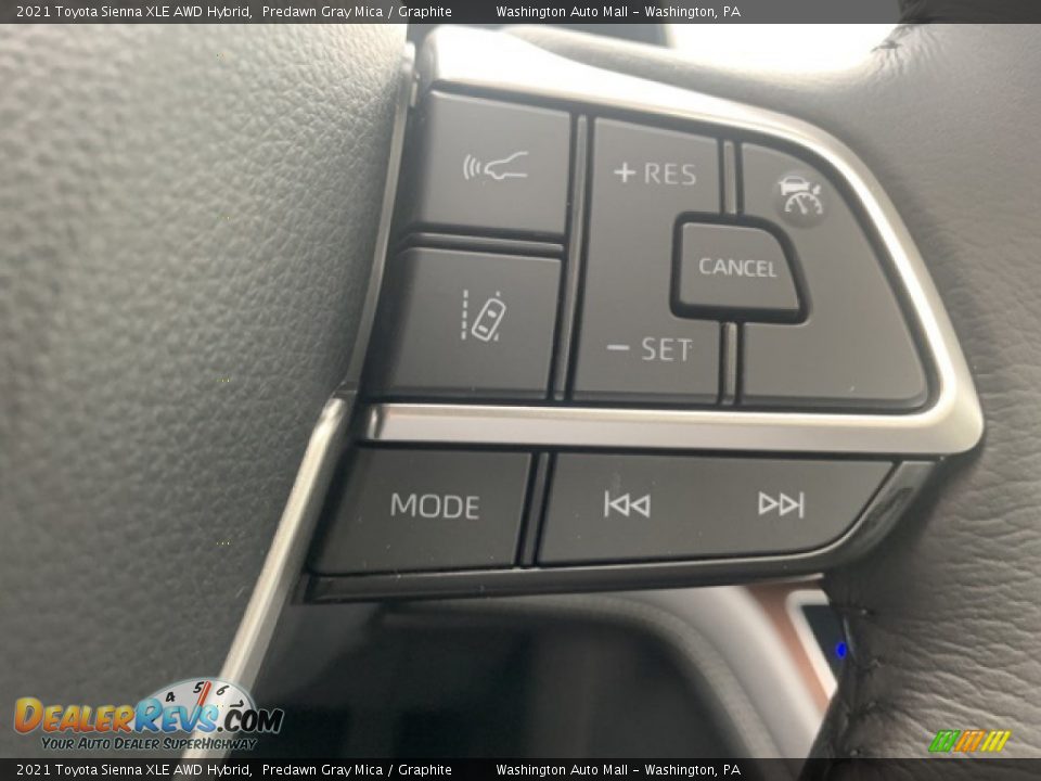 2021 Toyota Sienna XLE AWD Hybrid Predawn Gray Mica / Graphite Photo #8