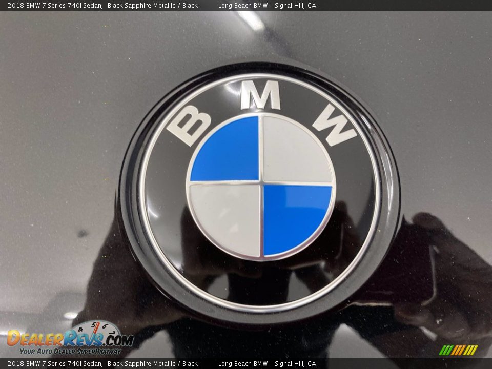 2018 BMW 7 Series 740i Sedan Black Sapphire Metallic / Black Photo #8