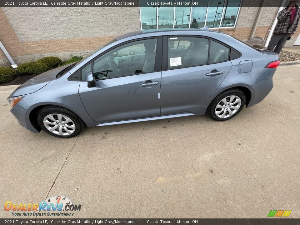 2021 Toyota Corolla LE Celestite Gray Metallic / Light Gray/Moonstone Photo #1