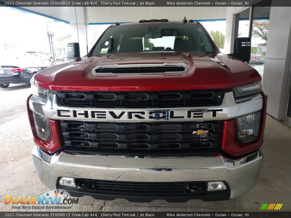 2021 Chevrolet Silverado 3500HD LT Crew Cab 4x4 Cherry Red Tintcoat / Jet Black Photo #9