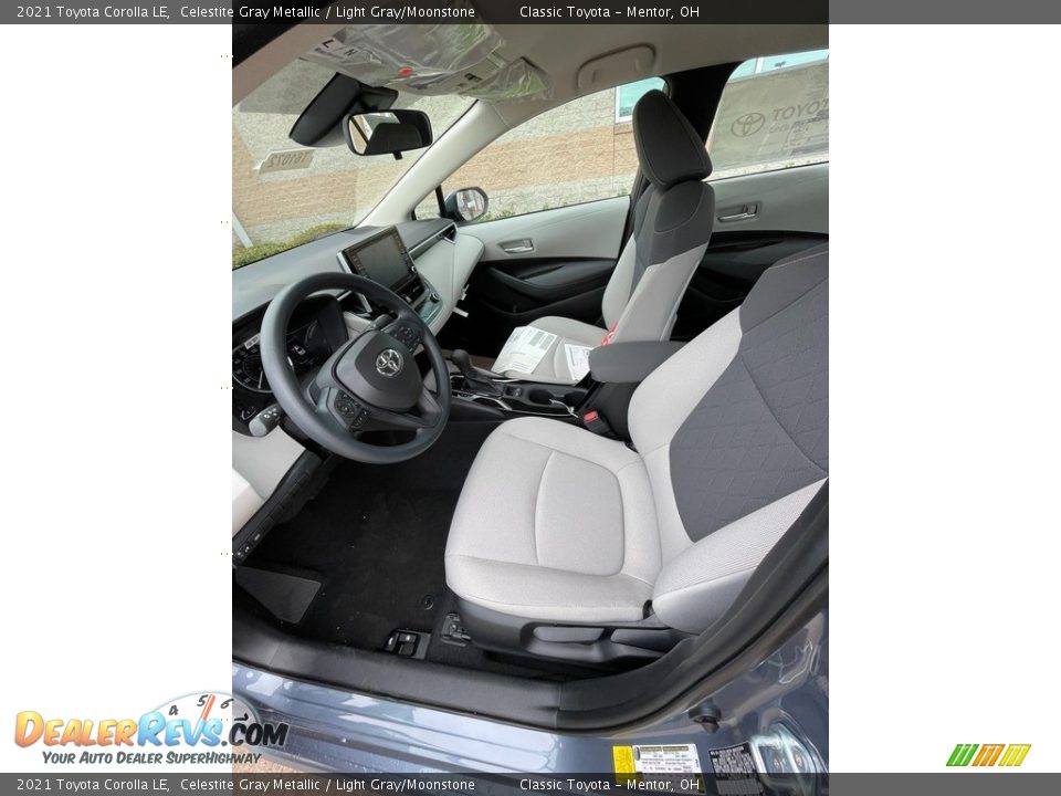 2021 Toyota Corolla LE Celestite Gray Metallic / Light Gray/Moonstone Photo #2